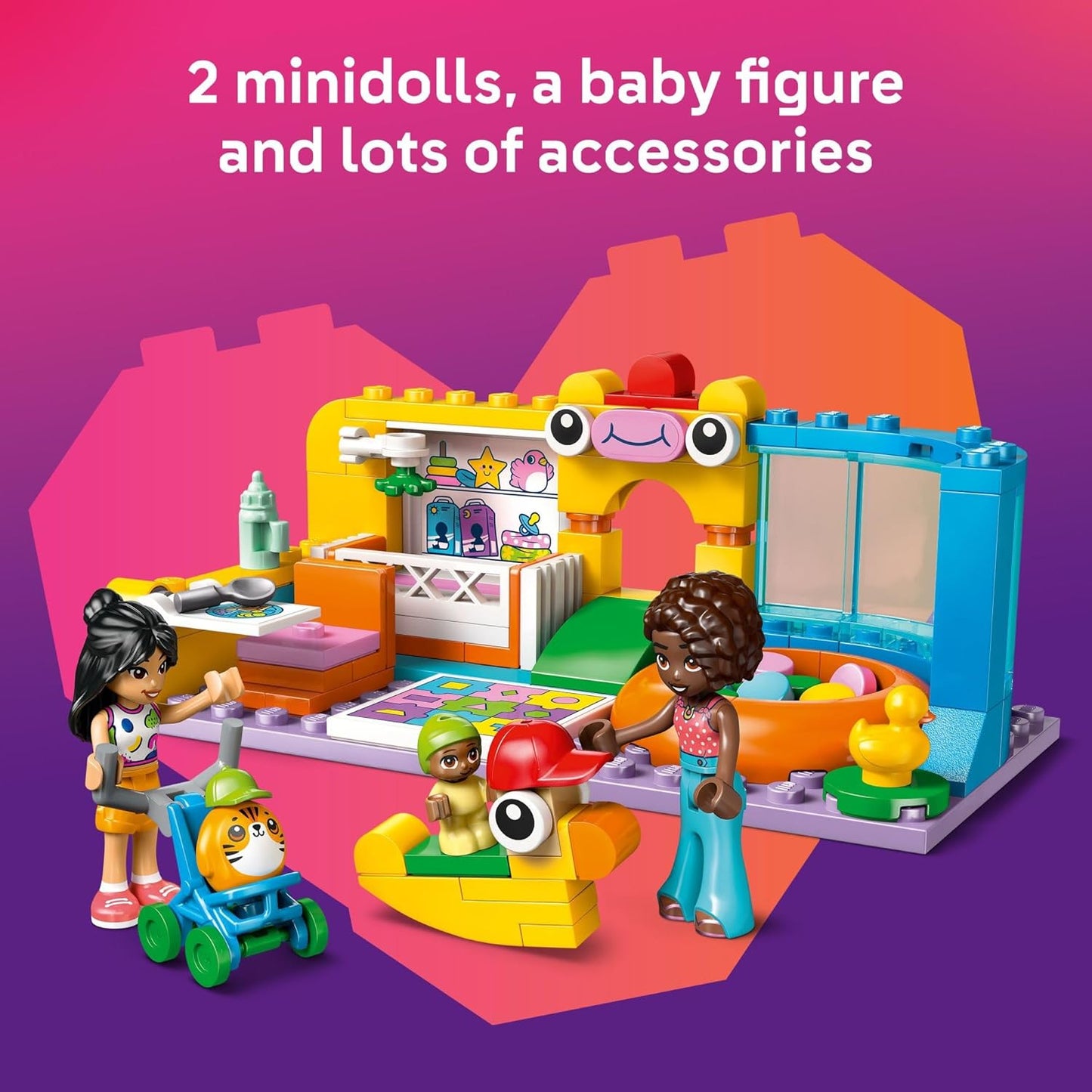 LEGO 42645 Friends Aliya's Baby Sister's Playroom Building Set