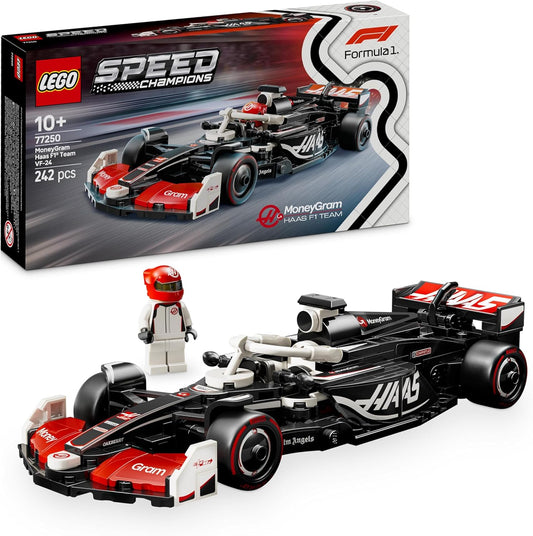 LEGO 77250 Speed Champions MoneyGram Haas F1 VF-24 Racing Car Model Set
