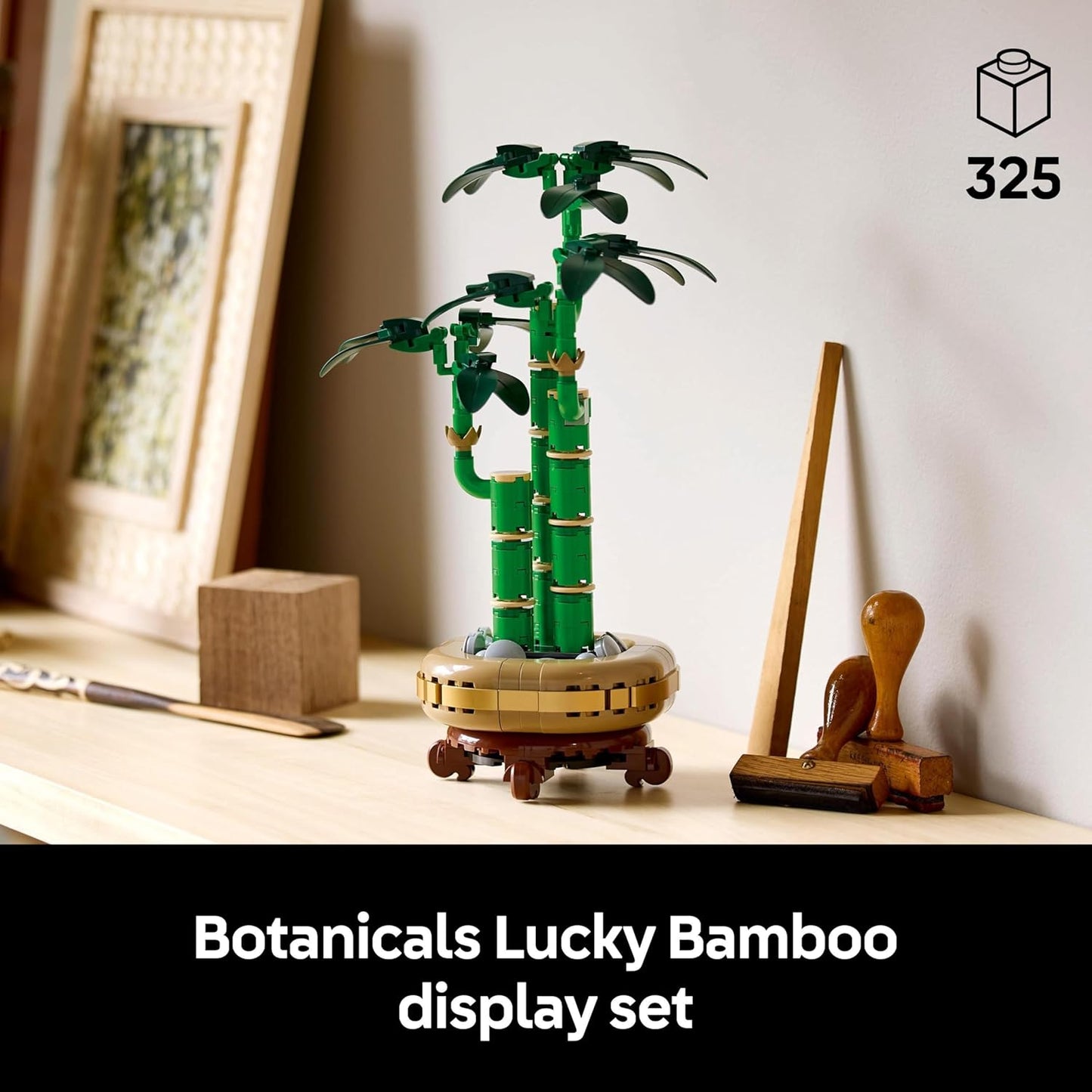 LEGO 10344 Botanicals Lucky Bamboo Artificial Plant Set (325 Pieces)