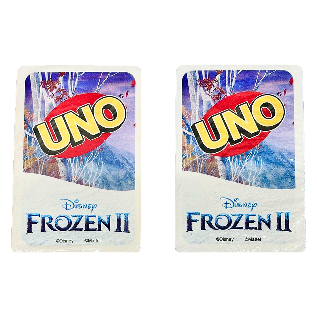UNO Frozen II Fun Card Game for Kids and Adults