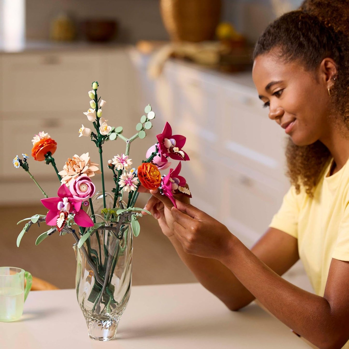 LEGO 10342 Botanicals Pretty Pink Flower Bouquet Set (749 Pieces)