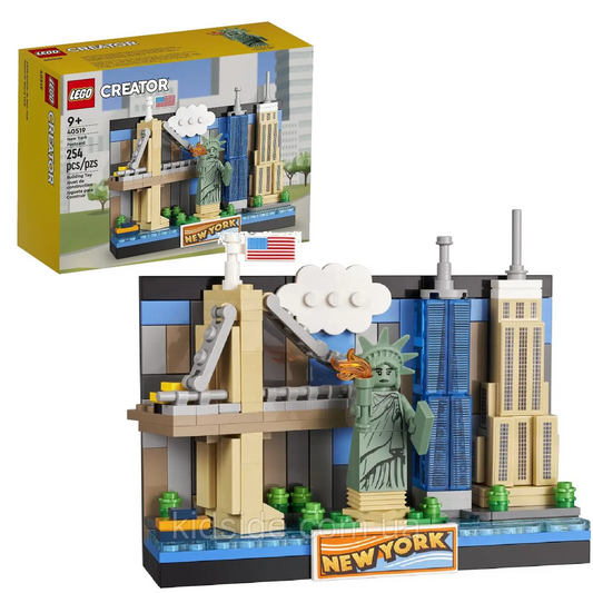 LEGO 40519 New York Postcard – 253 Pieces, Iconic New York Landmarks Display Set