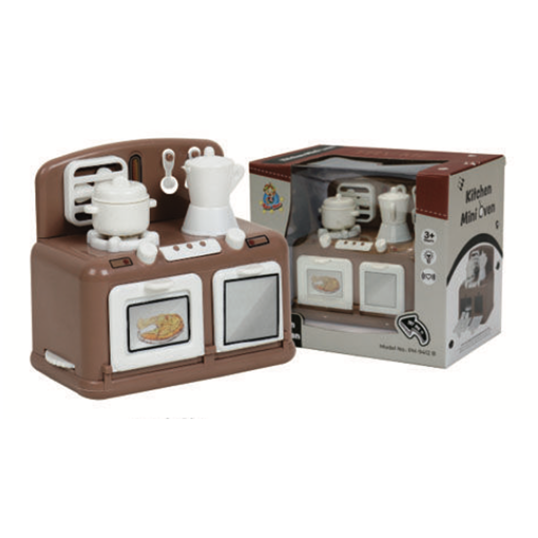 Pablo Honey Mini Oven Household Play Set (Brown)