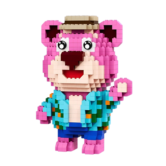 C. Bear Building Blocks Minifigure 6 Inch as Birthday Gift for Kids