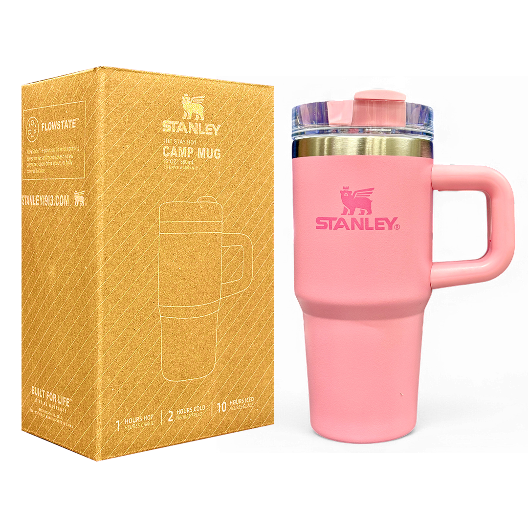 Stanley Quencher H2.0 The Stay Hot Tumbler 14 OZ | 360 ML (LPink)