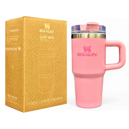 Stanley Quencher H2.0 The Stay Hot Tumbler 14 OZ | 360 ML (LPink)
