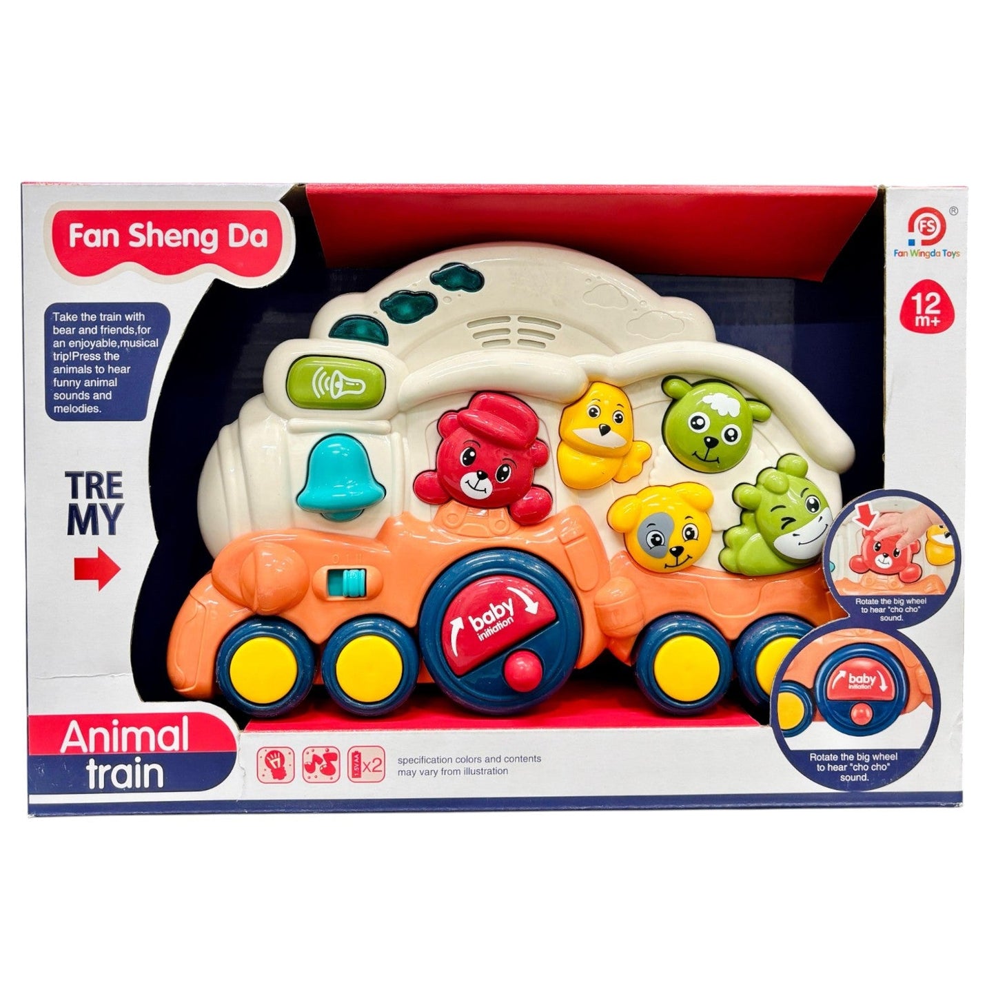 Animal Train – Electronic Musical with Lights Educational Toy