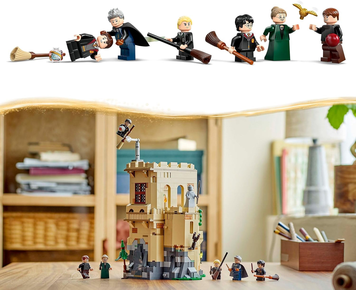 LEGO 76447 Harry Potter Hogwarts Castle: Flying Lessons Set (651 Pieces)