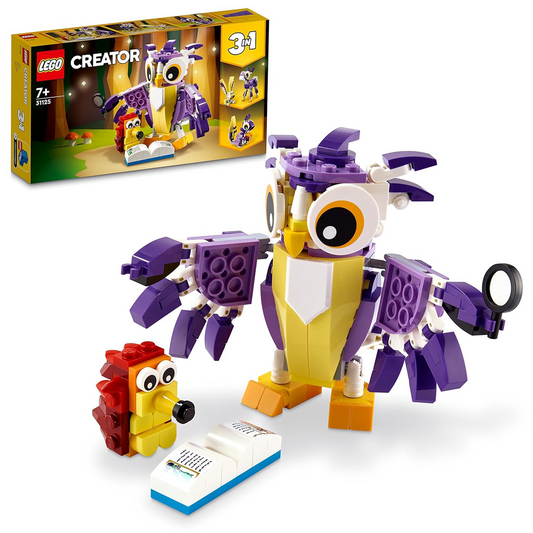 LEGO Creator 3in1 Fantasy Forest Creatures 31125 – 175 Pieces Building Kit