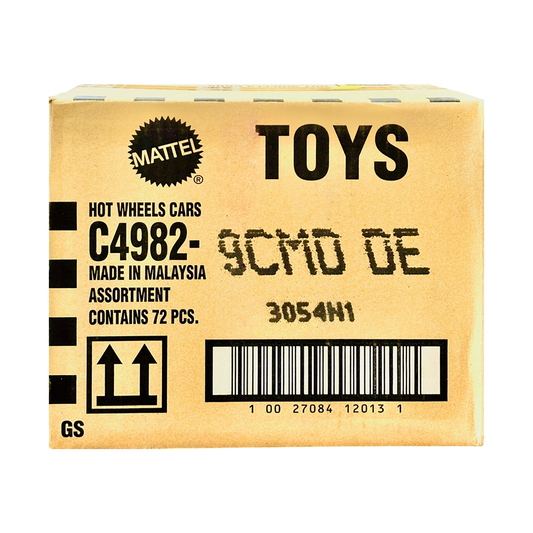 Hot Wheels 2025 Factory-Sealed Case D (9CMD DE) – 72 Die-Cast Cars by Mattel (Brand New Box)