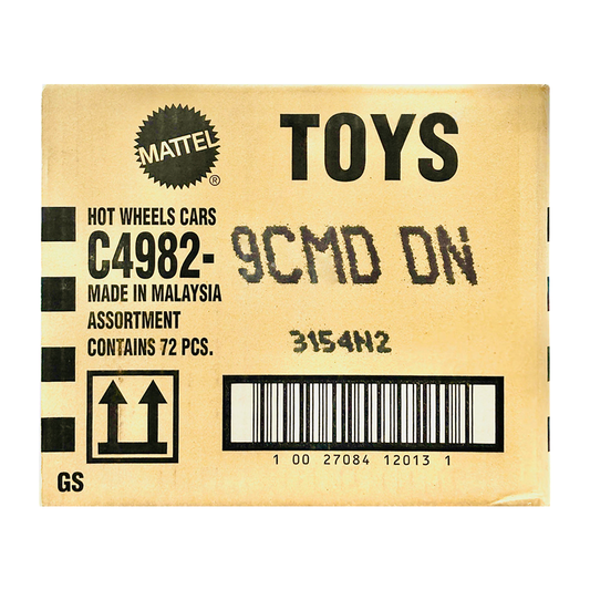 Hot Wheels 2025 Factory-Sealed Case D (9CMD DN) – 72 Die-Cast Cars by Mattel (Brand New Box)