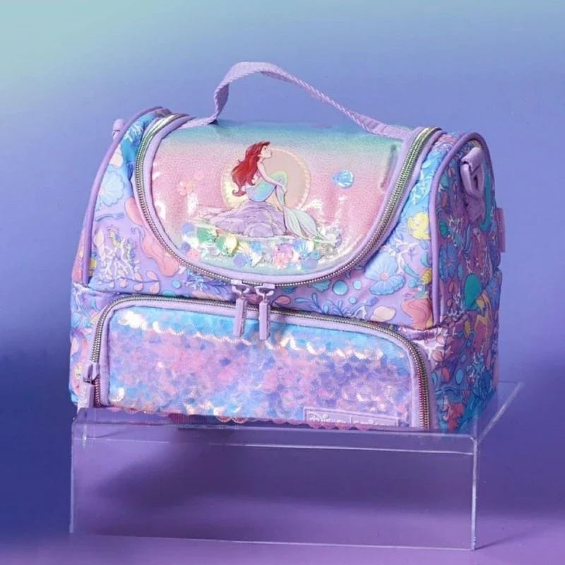 Smiggle Lunch Bag : Little Mermaid Double Decker 7 Inch For Kids