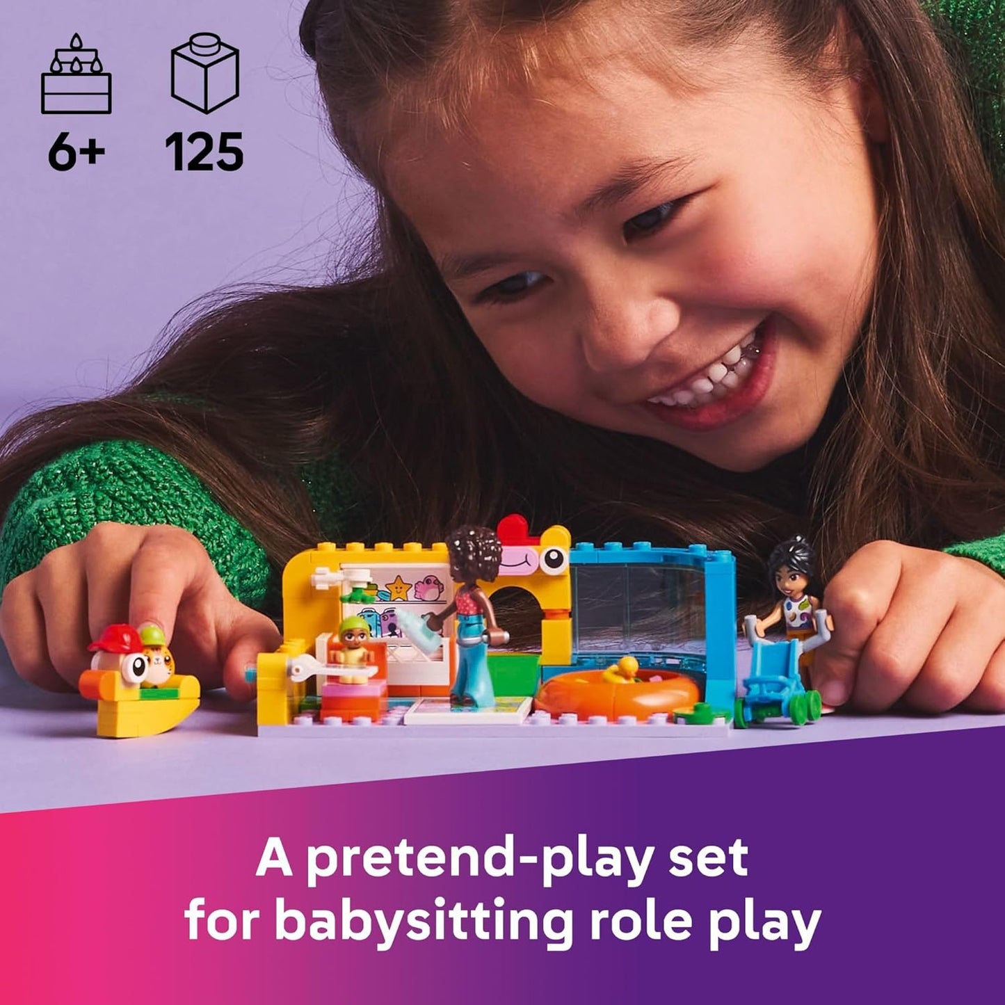 LEGO 42645 Friends Aliya's Baby Sister's Playroom Building Set