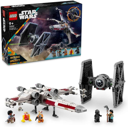 LEGO 75393 Star Wars Mashup – TIE Fighter & X-Wing Starship Building Set
