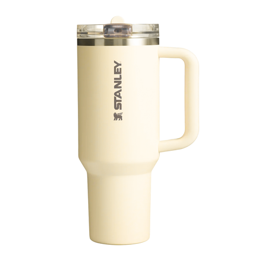 STANLEY The Quencher H2.0 FlowState™ Tumbler | 1.18L with Straw for Water (40 oz) (Cream)