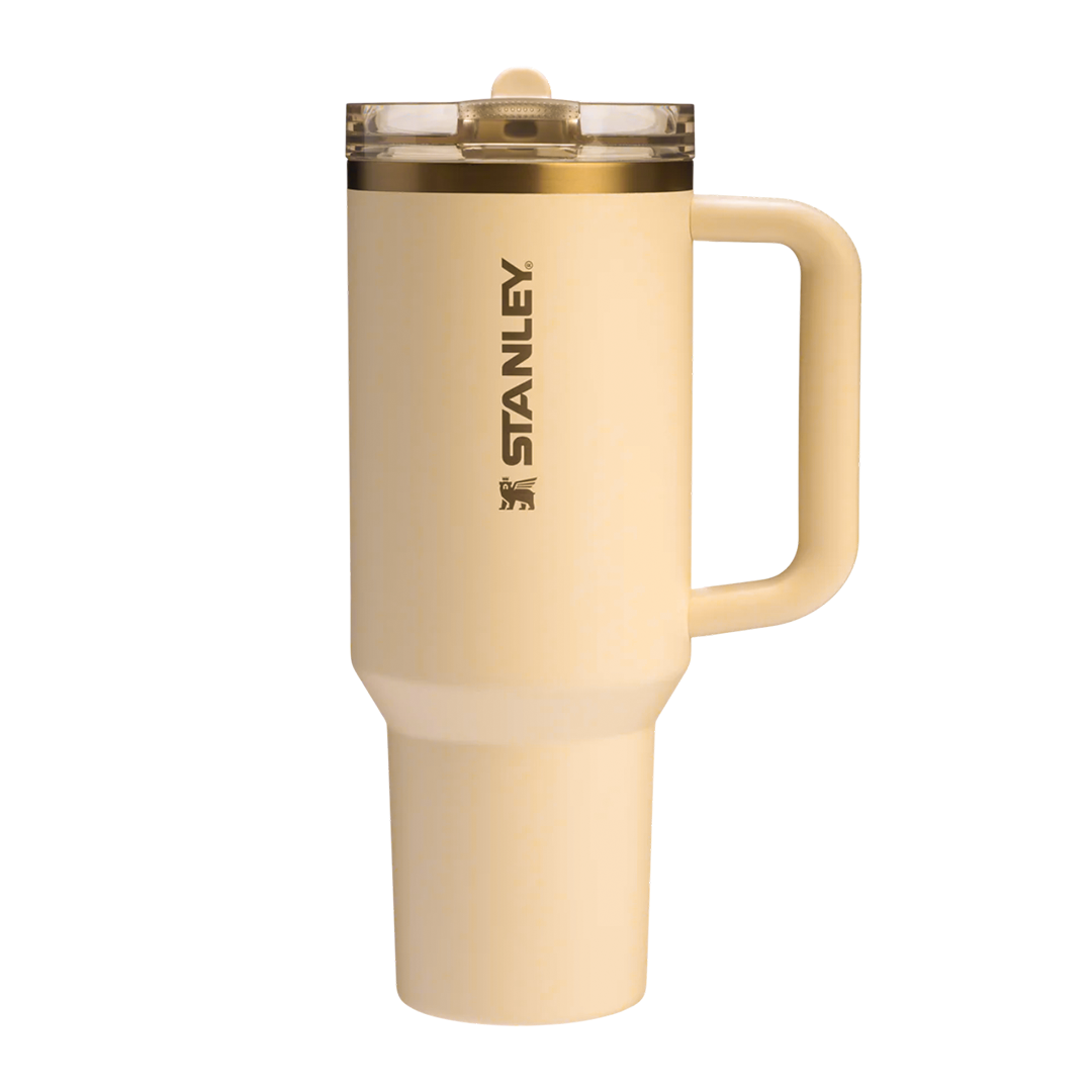 STANLEY The Quencher H2.0 FlowState™ Tumbler | 1.18L with Straw for Water (40 oz) (Dark Cream)