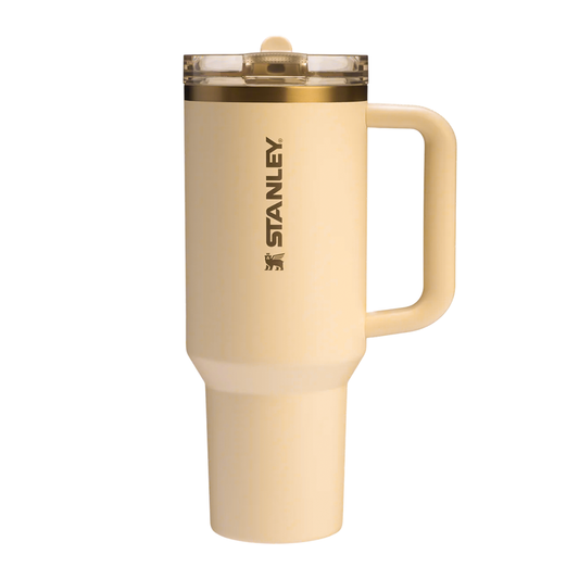 STANLEY The Quencher H2.0 FlowState™ Tumbler | 1.18L with Straw for Water (40 oz) (Dark Cream)