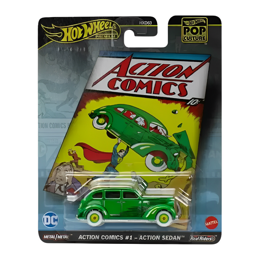 Hot Wheels Premium Pop Culture Action Comics #1 Action Sedan