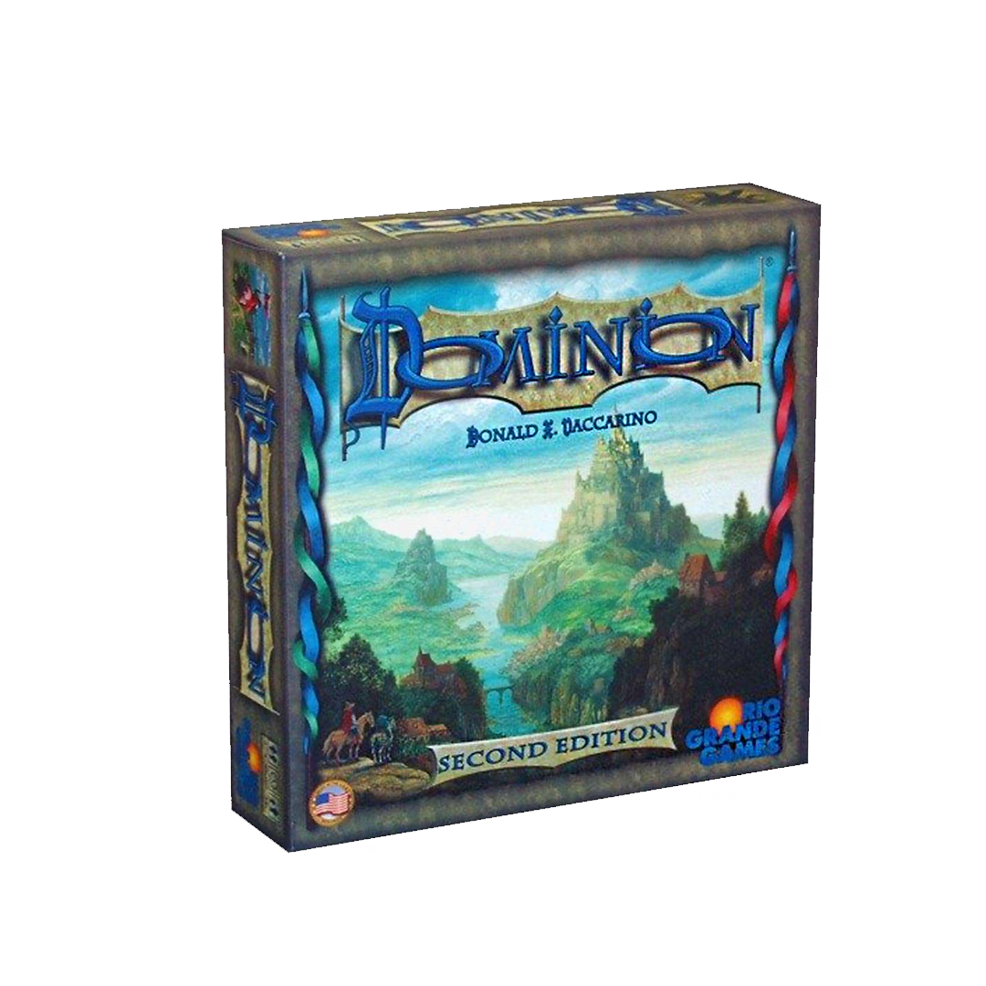Dominion 2nd Edition - By Donald X. Vaccarino - Board Game (500 Cards, Trash Mat, Storage Tray, inlay, rule booklet)