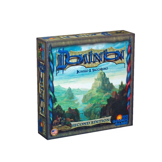 Dominion 2nd Edition - By Donald X. Vaccarino - Board Game (500 Cards, Trash Mat, Storage Tray, inlay, rule booklet)