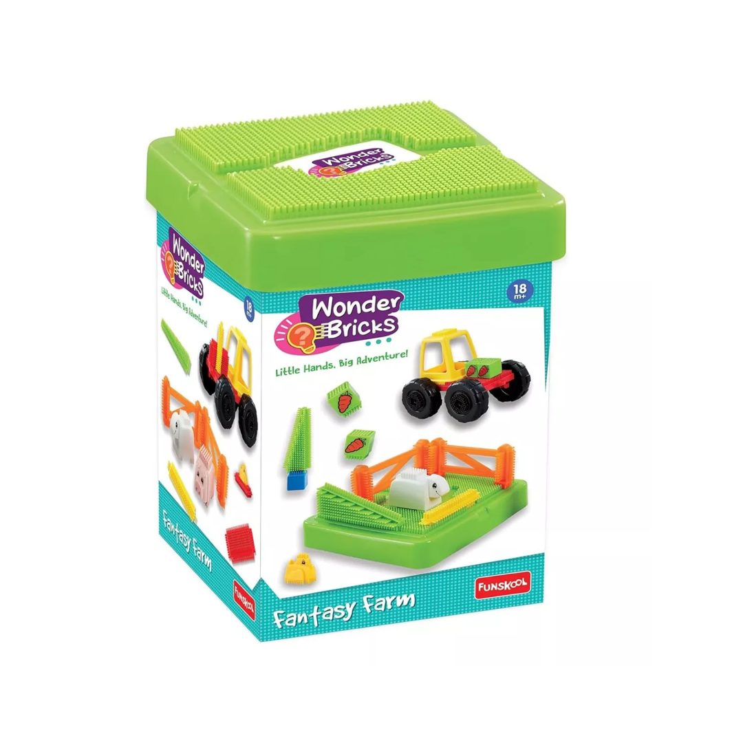 Funskool ‘Wonder Bricks Fantasy Farm’ 18+ Months.