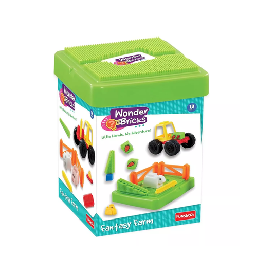 Funskool ‘Wonder Bricks Fantasy Farm’ 18+ Months.