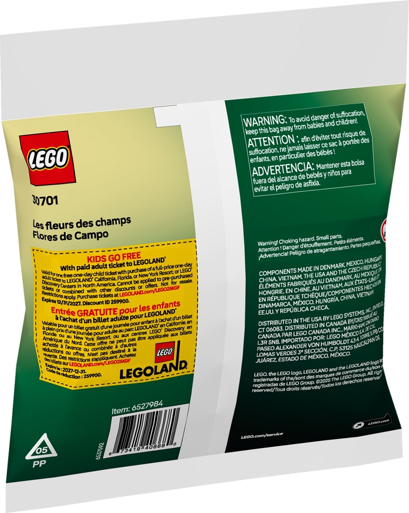 LEGO 30701 Botanical Collection Field Flowers