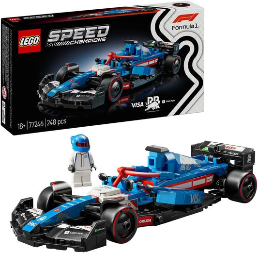 LEGO 77246 Speed Champions Visa Cash App RB VCARB 01 F1 Race Car Building Set
