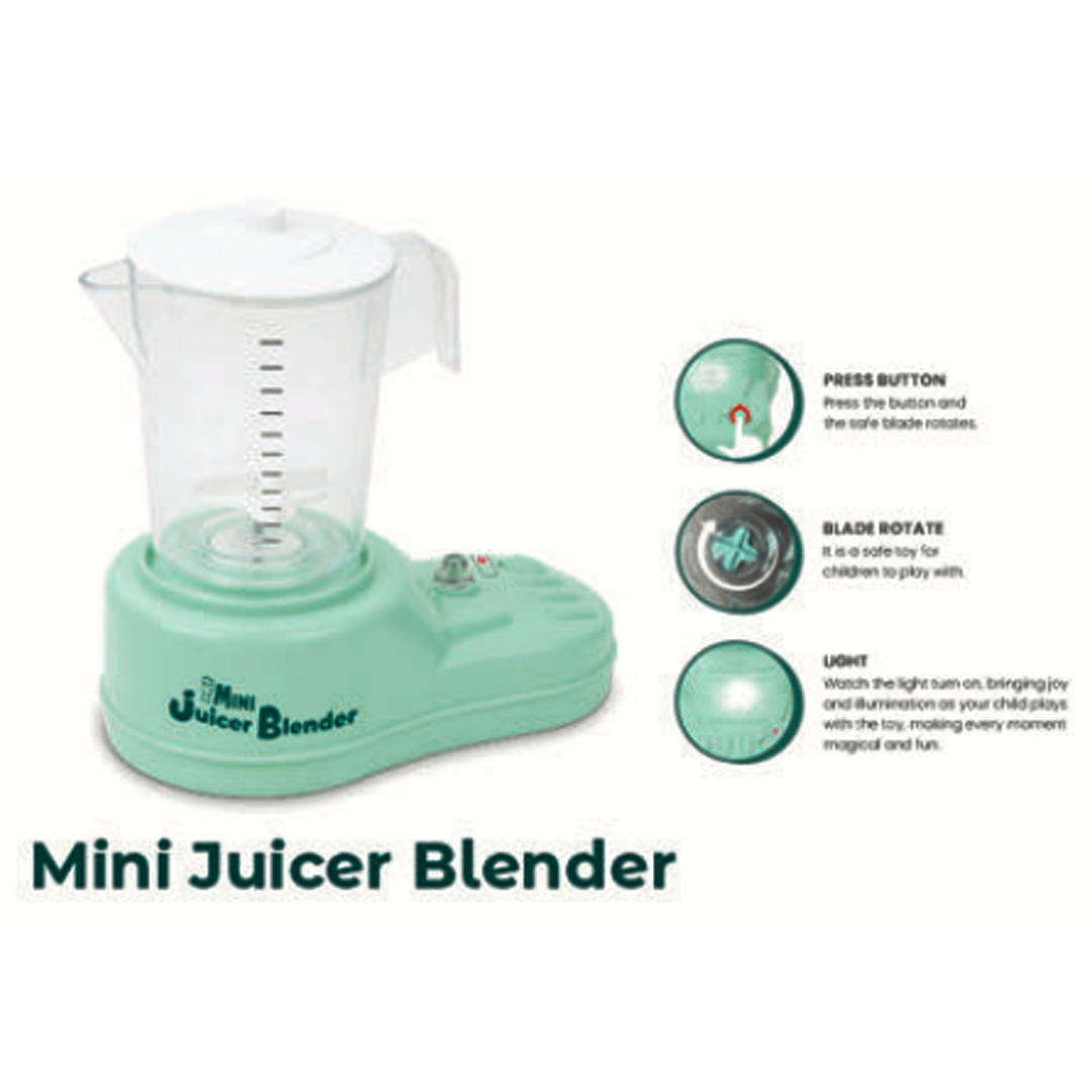 Pablo Honey Mini Juice Blender Household Play Set (Blue)