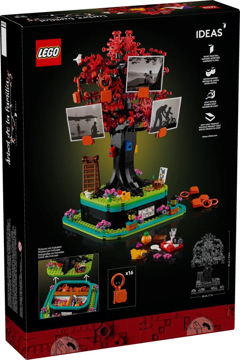 LEGO Ideas Family Tree 21346 Building Blocks Toy Set, Gift for Adults (1040 Pieces)-Botonical Collection