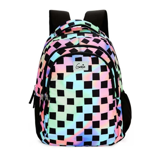 Genie Iridescence 17-Inch Casual Backpack – 27L | Stylish, Lightweight & Spacious