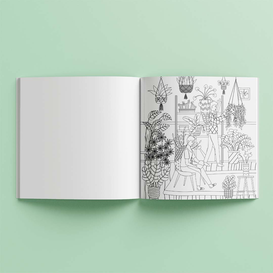 Art Maker Home Jungle Colouring Book