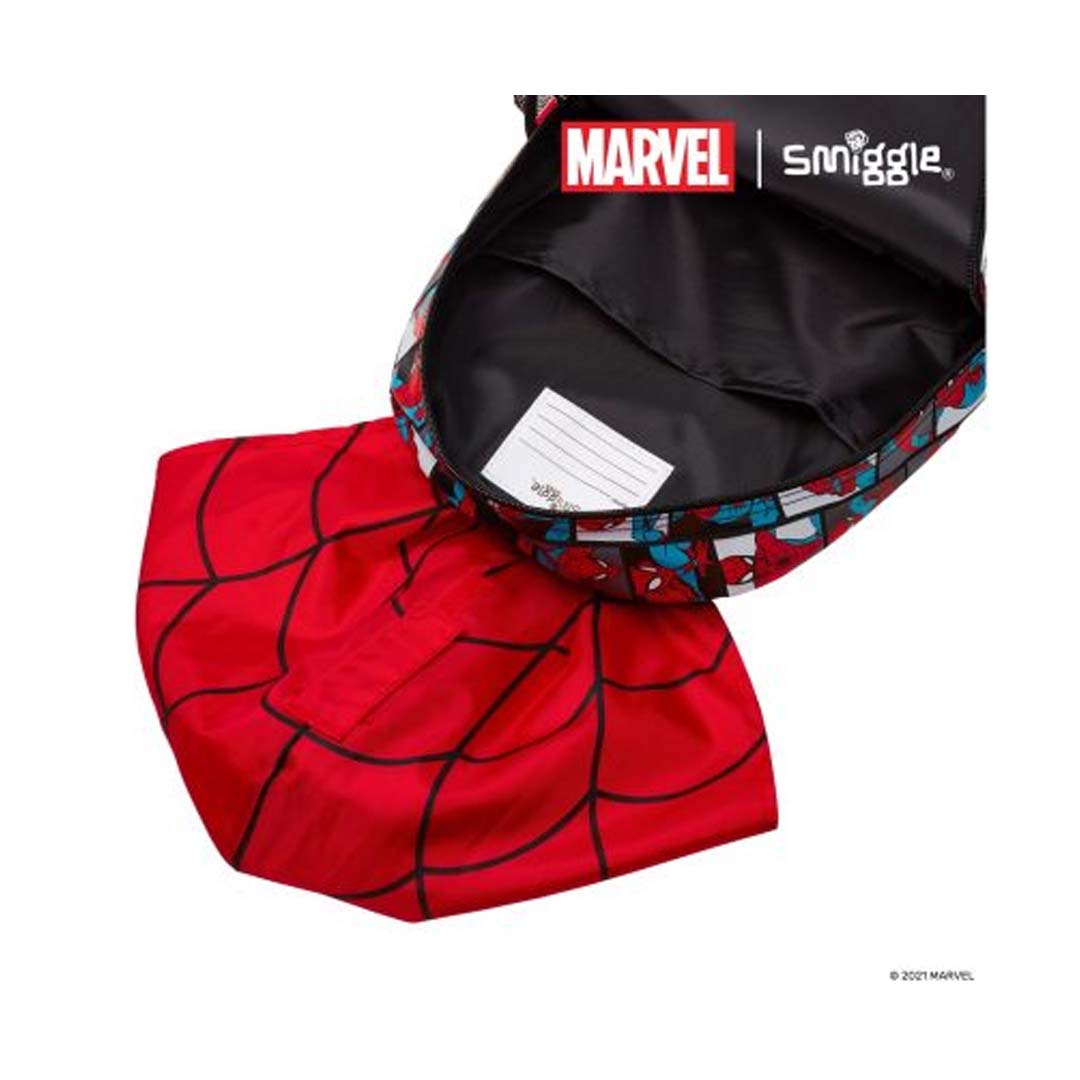 Smiggle School bags Marvel Spider-Man Junior Hoodie Backpack – Cool & Fun for Kids