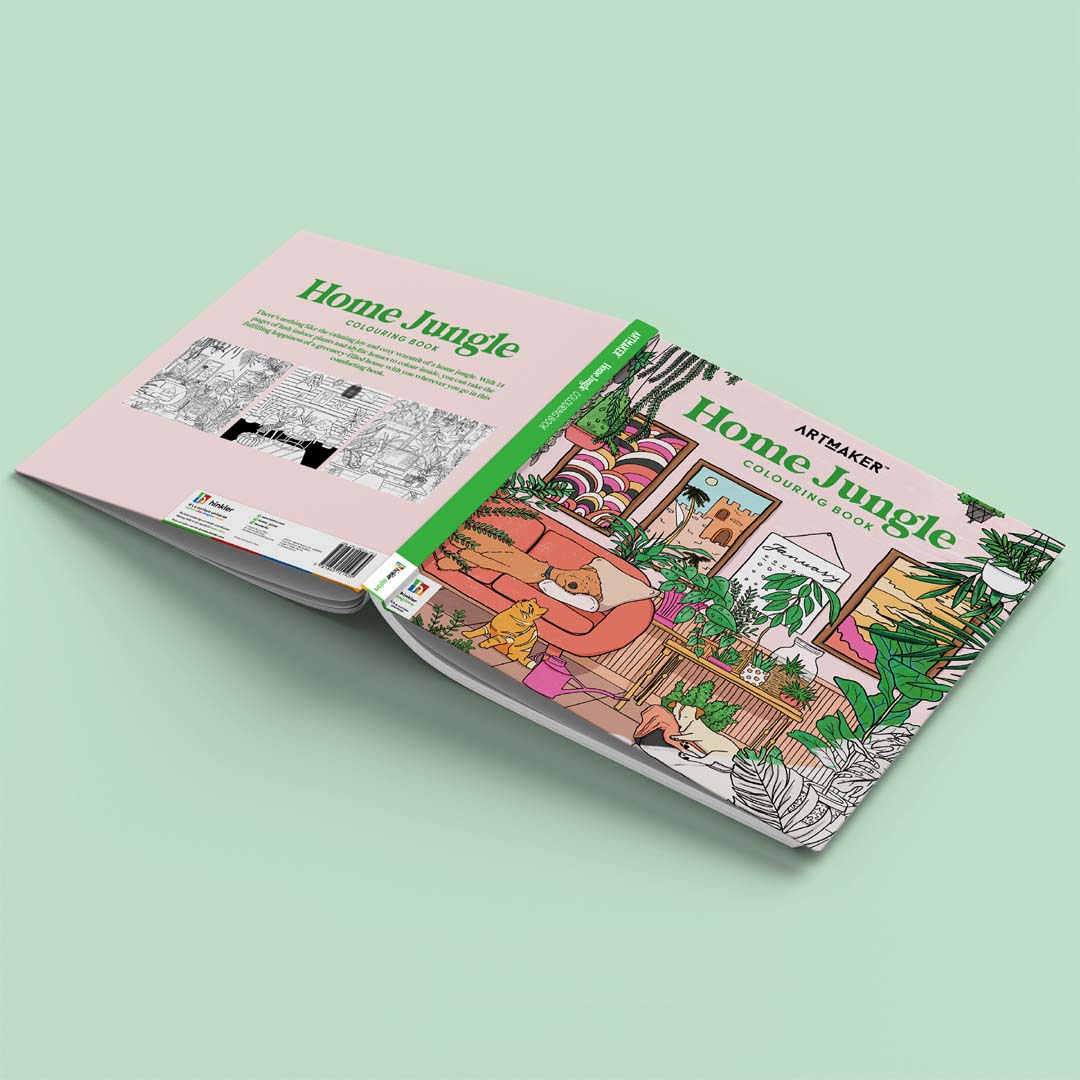 Art Maker Home Jungle Colouring Book