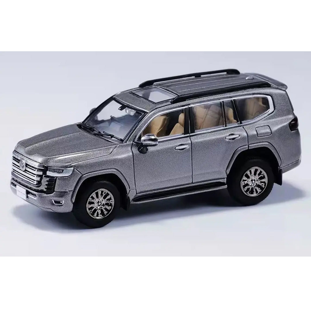 GCD 1:64 Toyota Land Cruiser LC300 RHD – Gray | Premium Diecast SUV Model Car