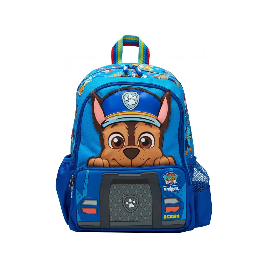 Smiggle Paw Patrol Junior Chase 38cm backpack – fun and functional school bag for kids

