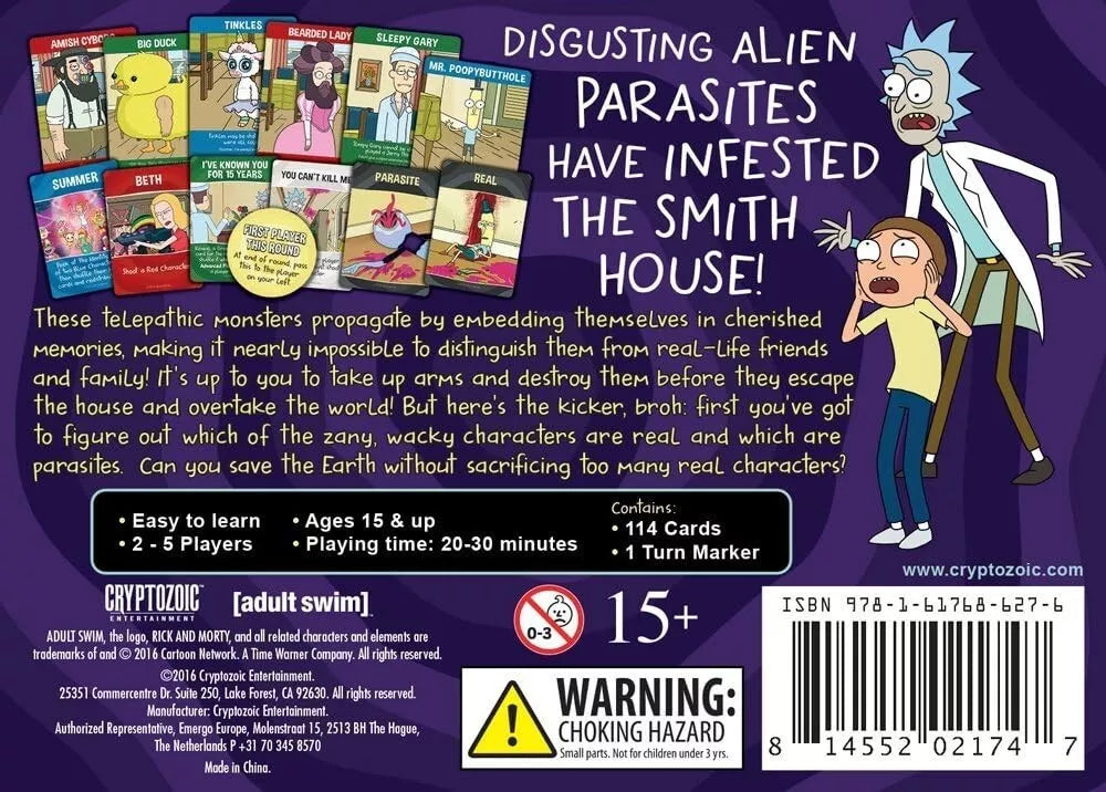 Rick and Morty : Total Rickall Card Game