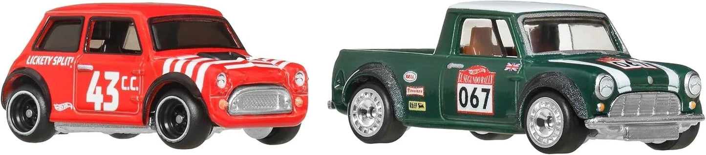 Hot Wheels Premium Car Culture Morris Mini & '67 Austin Mini