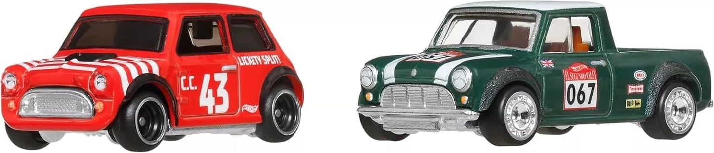 Hot Wheels Premium Car Culture Morris Mini & '67 Austin Mini