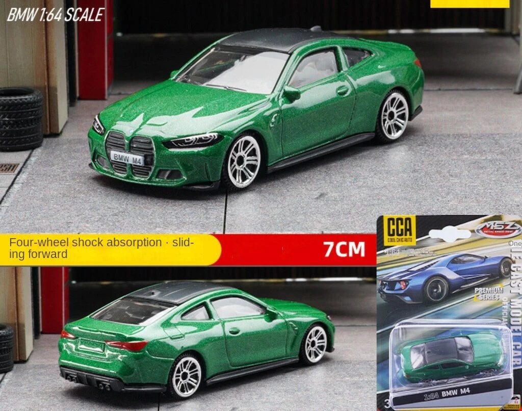 CCA BMW M4 – 1:64 Magnetic Model Car by CCA Green