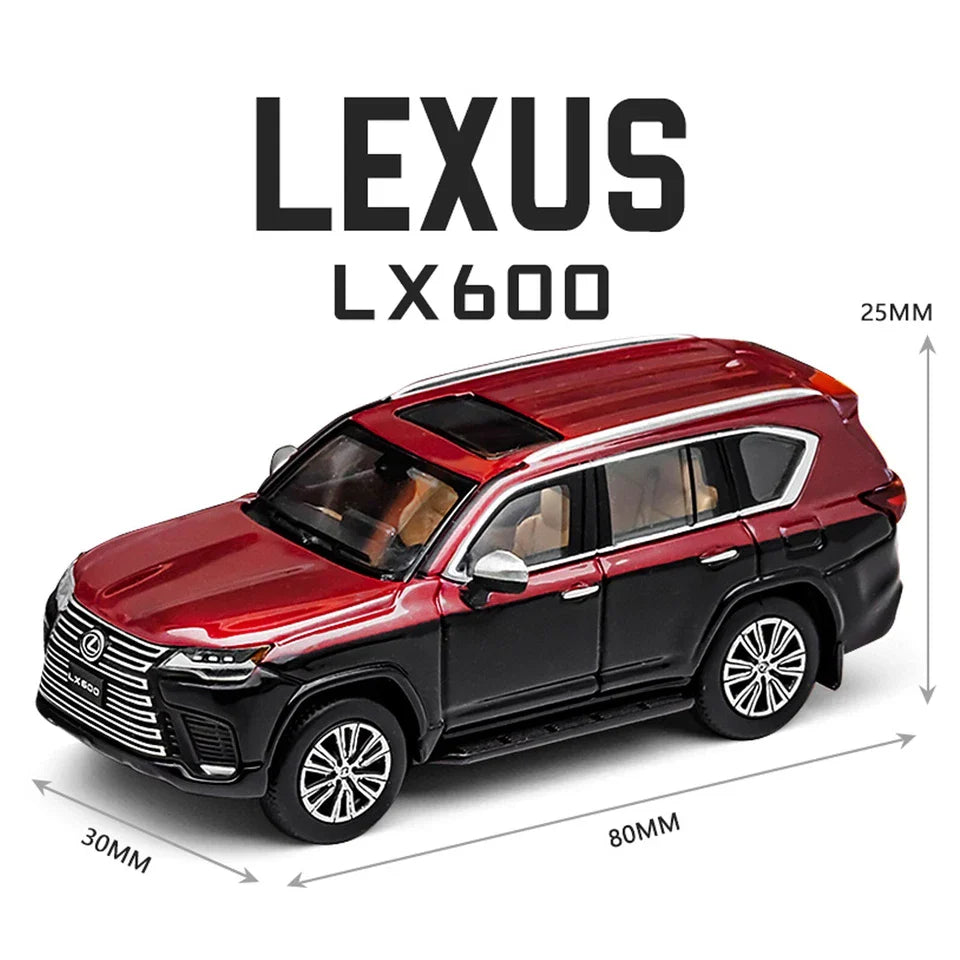 GCD 1:64 Lexus LX600 Diecast Model Car | Premium Luxury SUV Miniature Toy Collectible