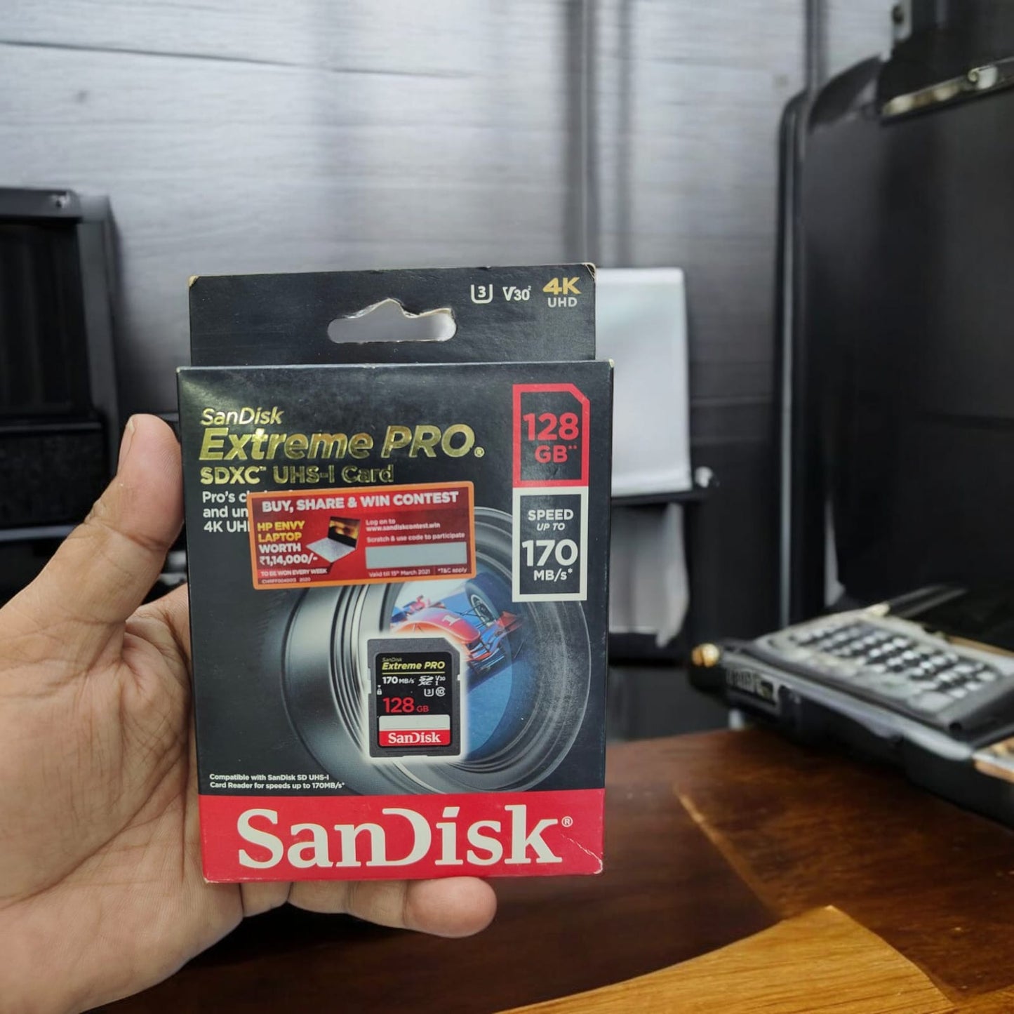 SanDisk Extreme Pro 128 GB Memory card SDSDXXY-128GB-GN4IN
