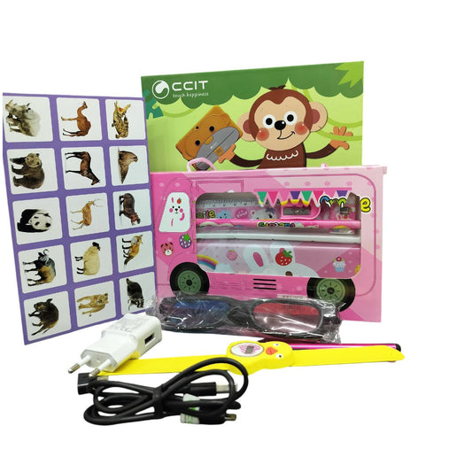 CCIT KT100 Pro 7 Inch HD Screen Kids Tablet With 4 GB RAM 128 GB ROM 3000 mAh Battery- Green