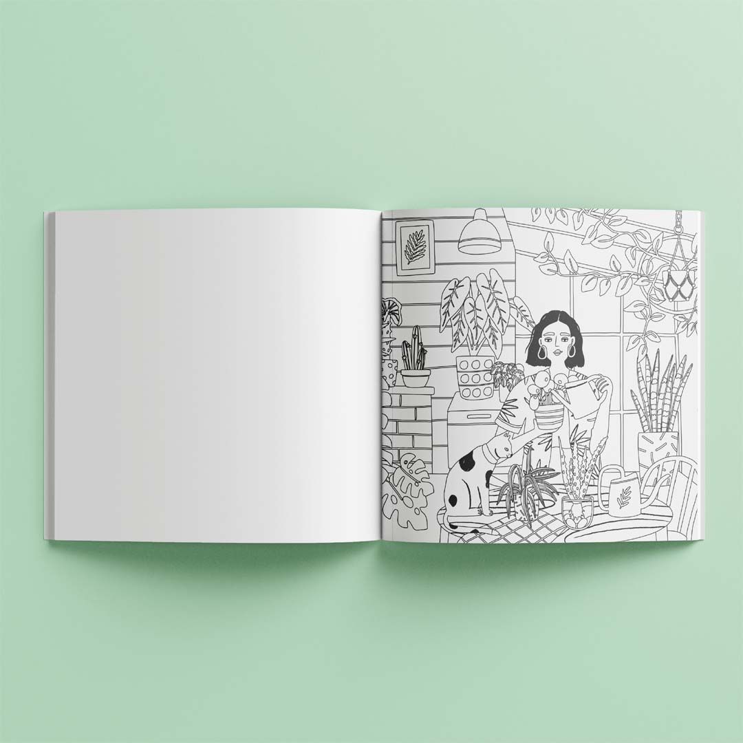 Art Maker Home Jungle Colouring Book