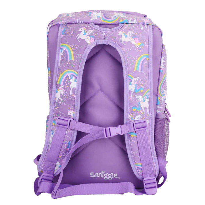 Smiggle School Bag : Unicorn Rainbow Colorful & Stylish 18 Inch Backpack for Kids