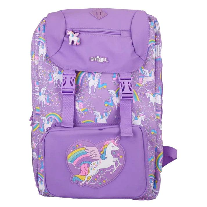 Smiggle Unicorn Rainbow School Bag – colorful and stylish 18-inch backpack for kids

