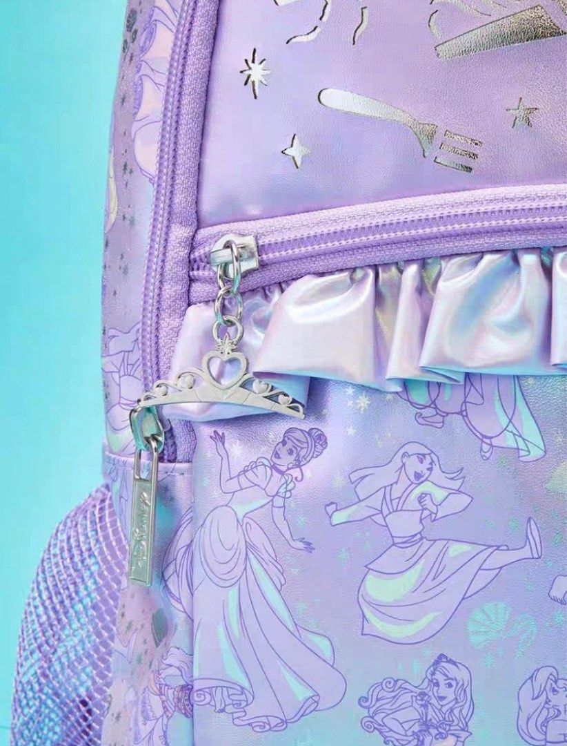 Smiggle School Bag : Disney Princess Colorful & Stylish 16 Inch Backpack for Kids