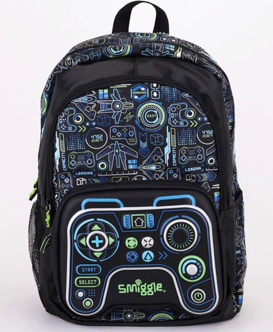 Smiggle Game Console 16-inch colorful school backpack for kids

