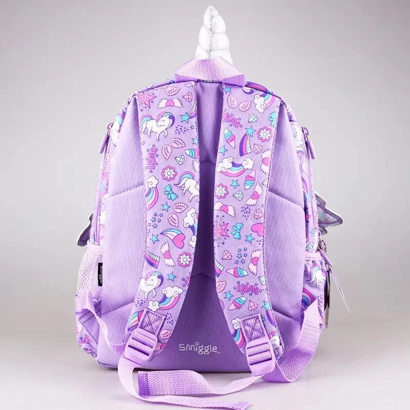 Smiggle School Bag : Unicorn Colorful & Stylish 16 Inch Backpack for Kids