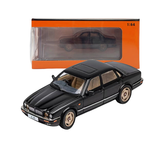 GCD 1:64 Jaguar XJ (X300) Black Diecast Model Car | Premium Classic Luxury Sedan Miniature